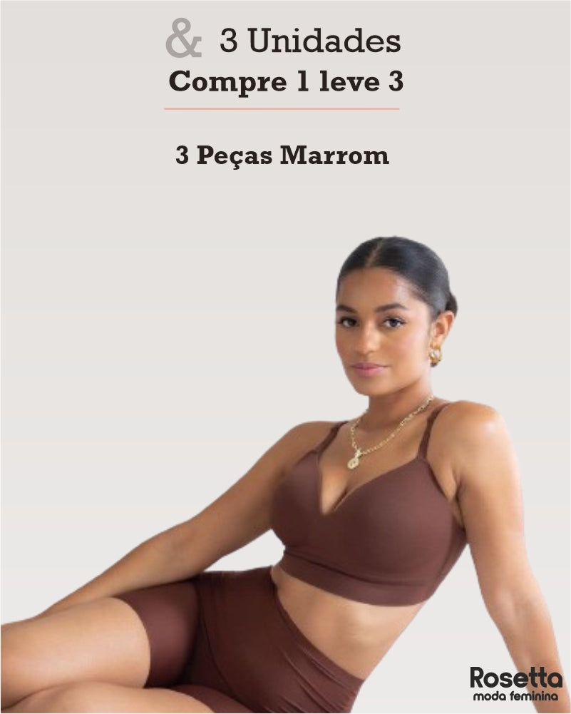 SUTIÃ MODELADOR LIBELLE COMPRE 1 LEVE 3