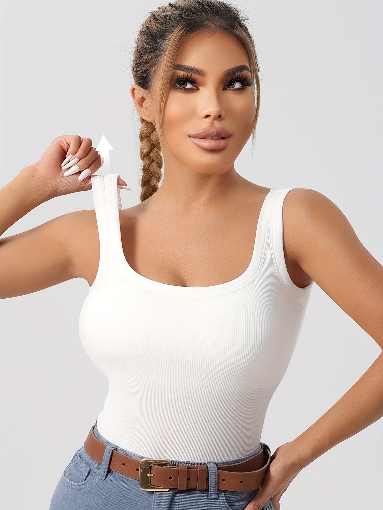 Blusinha com Sutiã Embutido e Alça Ajustável