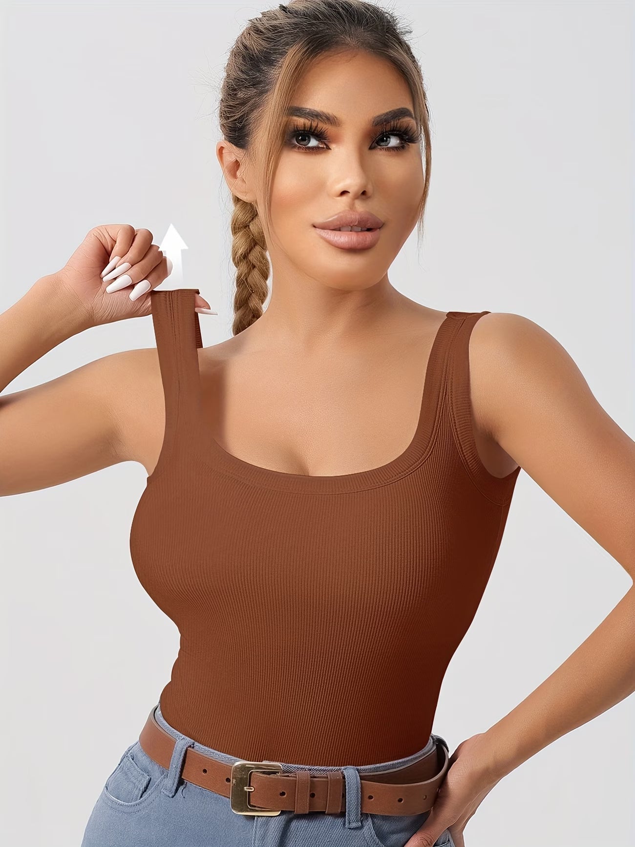 Blusinha com Sutiã Embutido e Alça Ajustável