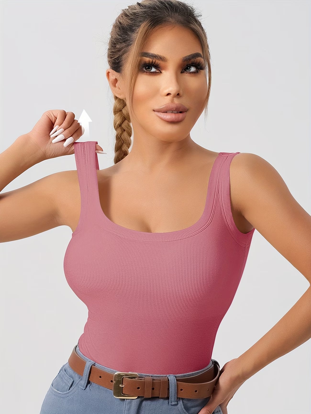 Blusinha com Sutiã Embutido e Alça Ajustável