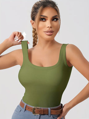 Blusinha com Sutiã Embutido e Alça Ajustável
